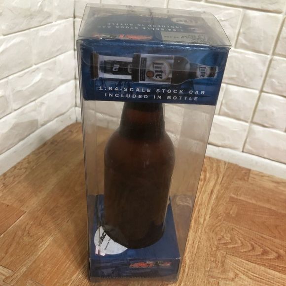 Miller Lite Limited edition rusty Wallace NASCAR car and bottle decor - Picture 2 of 7